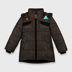 Куртка зимняя для девочки Detroit: Delivery Man, цвет: 3D-черный