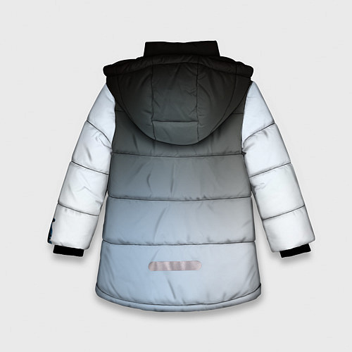 Зимняя куртка для девочки Marshmallow Electronic / 3D-Черный – фото 2