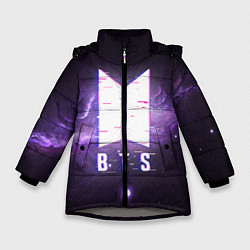 Зимняя куртка для девочки BTS: Violet Space