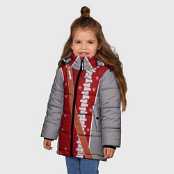 Куртка зимняя для девочки Fortnite: Штурмовик, цвет: 3D-черный — фото 2
