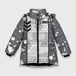 Куртка зимняя для девочки Fortnite: Мастер сюрикенов, цвет: 3D-черный