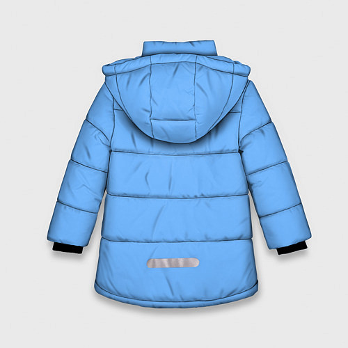 Зимняя куртка для девочки Cute Cthulhu / 3D-Черный – фото 2