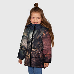 Куртка зимняя для девочки Merciless Predator цвета 3D-черный — фото 2