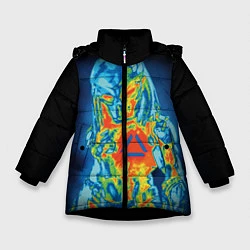 Куртка зимняя для девочки Predator Vision, цвет: 3D-черный