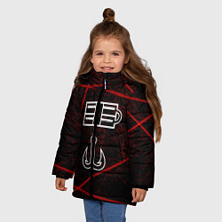 Куртка зимняя для девочки R6S: Kapkan, цвет: 3D-красный — фото 2