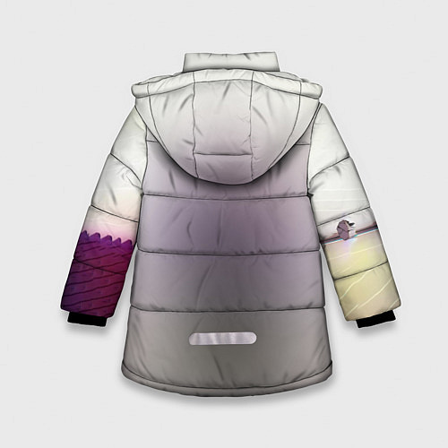 Зимняя куртка для девочки Mob Psycho 100 / 3D-Черный – фото 2