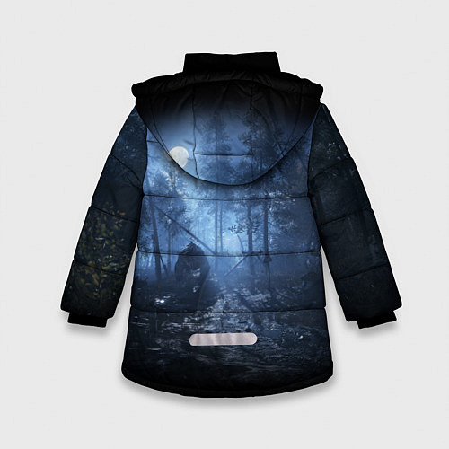 Зимняя куртка для девочки Metro Exodus: Dark Moon / 3D-Черный – фото 2