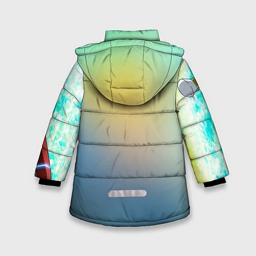 Зимняя куртка для девочки DBZ: Super Saiyan / 3D-Черный – фото 2