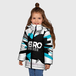 Куртка зимняя для девочки Metro: Exodus Sky, цвет: 3D-черный — фото 2