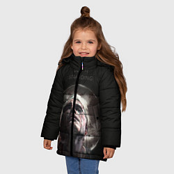 Куртка зимняя для девочки Death Stranding: Mads Mikkelsen, цвет: 3D-светло-серый — фото 2