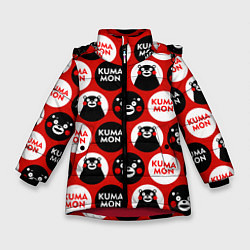 Зимняя куртка для девочки Kumamon Pattern