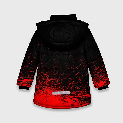 Зимняя куртка для девочки Normal People Scare Me / 3D-Черный – фото 2