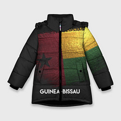 Куртка зимняя для девочки Guinea-Bissau Style, цвет: 3D-черный