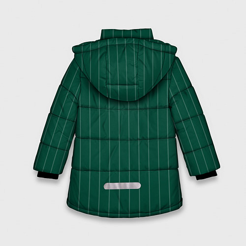 Зимняя куртка для девочки AC Milan: Green Form / 3D-Черный – фото 2