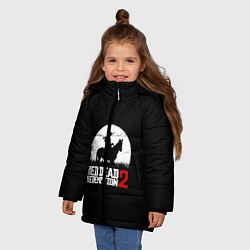 Куртка зимняя для девочки RDR 2: Moonlight, цвет: 3D-черный — фото 2