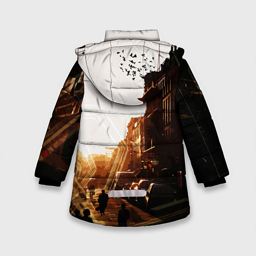Зимняя куртка для девочки Dying Light 2 / 3D-Черный – фото 2