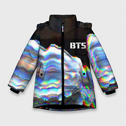 Куртка зимняя для девочки BTS: Spectroscopy, цвет: 3D-черный