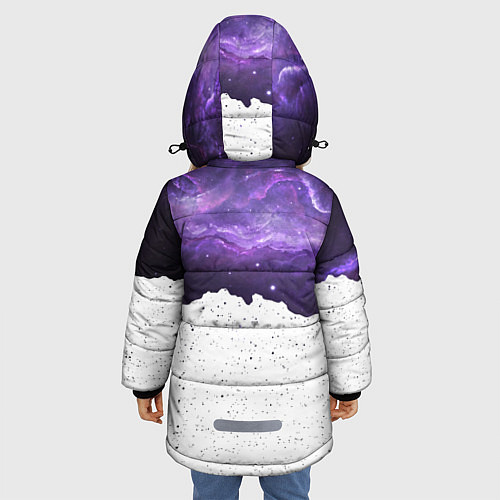 Зимняя куртка для девочки Fortnite: Llama Space / 3D-Красный – фото 4