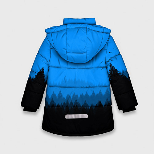 Зимняя куртка для девочки Fortnite: Sky Forest / 3D-Черный – фото 2