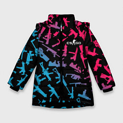Зимняя куртка для девочки CS:GO Neon Weapons