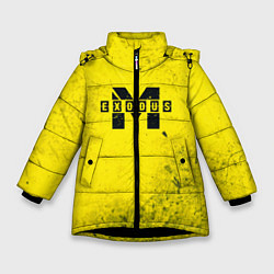 Зимняя куртка для девочки Metro Exodus: Yellow Grunge