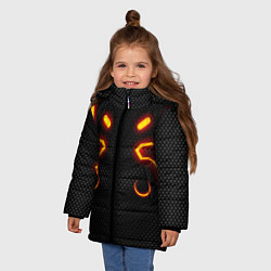 Куртка зимняя для девочки Fortnite Omega, цвет: 3D-красный — фото 2