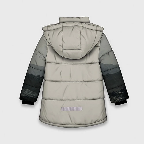Зимняя куртка для девочки Death Stranding / 3D-Черный – фото 2
