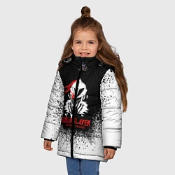 Куртка зимняя для девочки Убийца Гоблинов, цвет: 3D-черный — фото 2