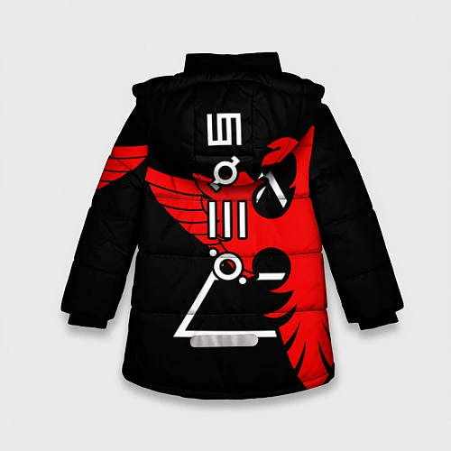 Зимняя куртка для девочки 30 Seconds to Mars / 3D-Черный – фото 2