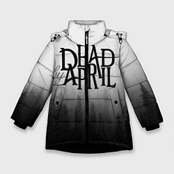 Куртка зимняя для девочки Dead by April, цвет: 3D-черный