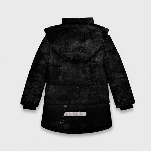 Зимняя куртка для девочки ХЛЕБ / 3D-Черный – фото 2