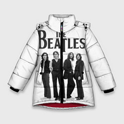 Зимняя куртка для девочки The Beatles: White Side