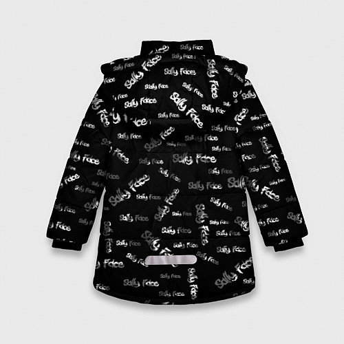 Зимняя куртка для девочки Sally Face: Black Pattern / 3D-Черный – фото 2