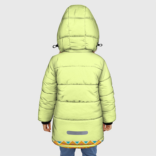 Зимняя куртка для девочки Ловец снов / 3D-Красный – фото 4