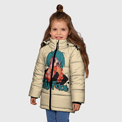 Куртка зимняя для девочки Sally Face: Kid Girl, цвет: 3D-черный — фото 2