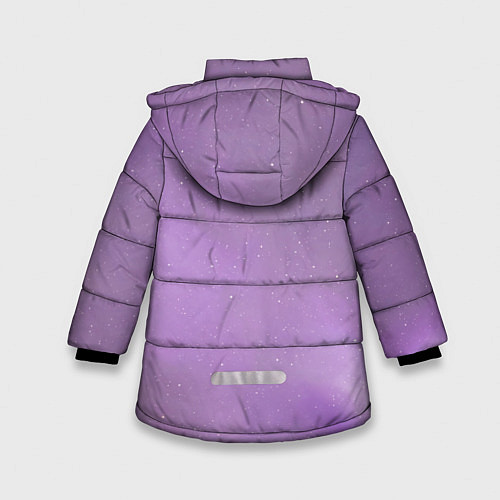 Зимняя куртка для девочки Billie Eilish: Violet Fashion / 3D-Черный – фото 2