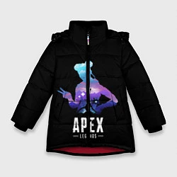 Куртка зимняя для девочки Apex Legends: Lifeline, цвет: 3D-красный