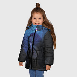 Куртка зимняя для девочки Billie Eilish: Come Out And Play, цвет: 3D-черный — фото 2