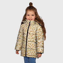 Куртка зимняя для девочки Блин, цвет: 3D-черный — фото 2