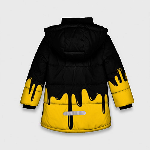 Зимняя куртка для девочки 21 Pilots: Liquid Paint / 3D-Черный – фото 2