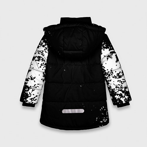 Зимняя куртка для девочки BTS ARMY / 3D-Черный – фото 2