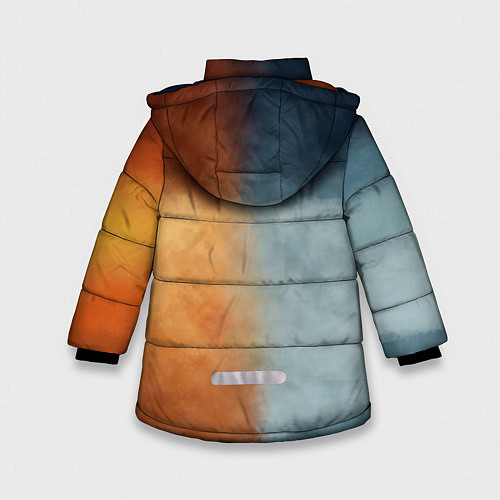 Зимняя куртка для девочки Good Omens / 3D-Черный – фото 2