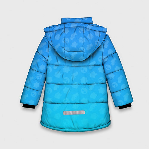Зимняя куртка для девочки Bear: Brawl Stars / 3D-Черный – фото 2