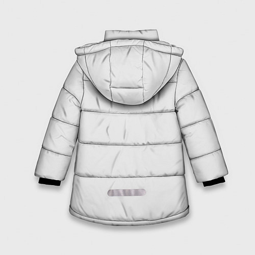 Зимняя куртка для девочки Кокер спаниель / 3D-Черный – фото 2