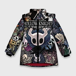 Куртка зимняя для девочки Hollow Knight, цвет: 3D-красный