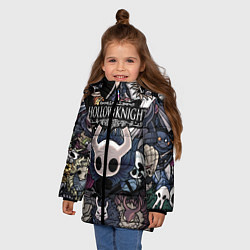 Куртка зимняя для девочки Hollow Knight, цвет: 3D-красный — фото 2