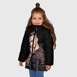 Куртка зимняя для девочки Егор Крид: Время не пришло, цвет: 3D-красный — фото 2