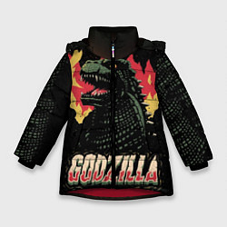 Зимняя куртка для девочки Flame Godzilla