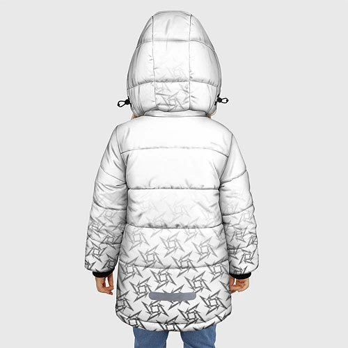 Зимняя куртка для девочки METALLICA / 3D-Красный – фото 4