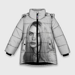 Куртка зимняя для девочки BILLIE EILISH, цвет: 3D-черный